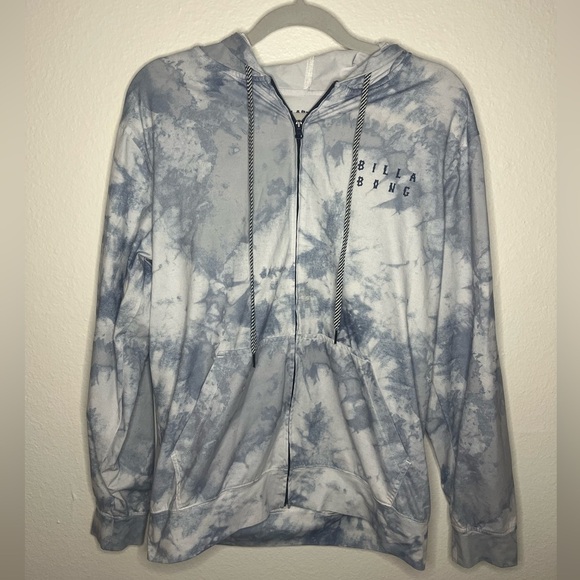 Billabong Cloudy Blue Zip Hoodie - Picture 1 of 8